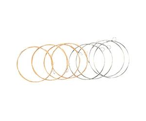 TOYANDONA 8pezzi Corde in Acciaio per Mandolino Sostituzione Resistente e Durevole Facili da Installare e Usare per Migliorare Suono Risonanza del Mandolino Adatte Tutti i Generi Musicali