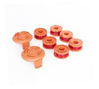 TOYANDONA 8pezzi Filastrocca per Decespugliatore in Nylon Alimentazione Automatica Compatibile Decespugliatore Standard Arancione