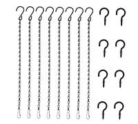 TOYANDONA 8pezzi Mangiate per Uccelli con Ganci Catena in Ferro Resistenti e Non Arrugginiscono Facilmente per Appendere Mangiatoie Fioriere Lanterne e Altri Oggetti Facili da Montare