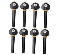 TOYANDONA 8pezzi Piroli Per Accordatura Violino Legno Per Modelli e Parti Di Ricambio Resistente e Facile Da Installare Manifattura Artigianale Con Superficie Liscia e Alta Stabilità