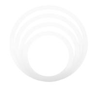 TOYANDONA Accessori per Batteria Set 4 Pezzi e Facile Utilizzo Sordine per Rullante, Film Poliacido per Riduzione Volume per Allenamento Batteria