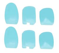 TOYANDONA Accessori per Sassofono 6 Pezzi Copritasti Laterali in Silicone Colorato Alzate per Chiave di Sassofono Piccoli Copri Montanti Rialzati per Tastiera Laterale per Musicisti