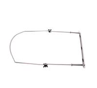 TOYANDONA accessorio per armonica staffa porta armonica porta a bocca supporto a cremagliera collo supporto per arpa manico per arpa Silver