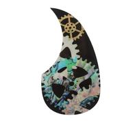 TOYANDONA Acustic Pickguard Guitar Guitar Caricone Carica Decorative Mudguard Protector Protettore Teatro Pickguard Gear Getar Acustic Piatto Di