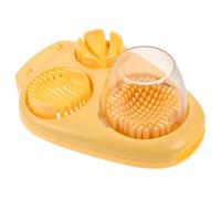 TOYANDONA Affettatore e Facile da Pulire 3-in-1 per Uova in Inossidabile e Abs, Apertura per Uova Sode e Pranzi