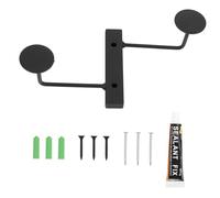 TOYANDONA Appendiabiti da Parete Verticale con Ganci Porta Abiti Roba Multifunzionale per Camera Cucina Bagno Soggiorno Supporto Murale per Cappotti Asciugamani Borse e Cappelli