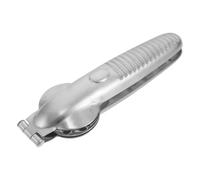 TOYANDONA Apriscatole per Noci e Pinoli in Acciaio Inossidabile con Manico Ergonomico Portatile, per Picnic All'aperto e Viaggi, Colore Argento