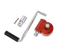 TOYANDONA Argano a Maniglia Manuale per Pellicola Lato Cieco Serra, Avvolgitore Manuale per Pellicola Agricola, Kit Staffa, Rullo Regolabile per Giardinaggio e Coperture Agricole