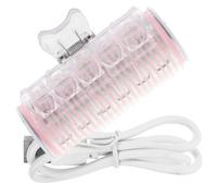TOYANDONA Arricciacapelli USB per Frangia Rullo Riscaldante Automatico Leggero e Portatile per Styling Chioma Asciutti e Bagnati Strumento Professionale per Ricci Temporanei Rosa