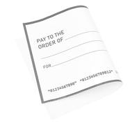 TOYANDONA Assegno Gigante Finto Riutilizzabile 76,2x40,6 Cm per Scherzi e Presentazioni Eventi Feste Premio