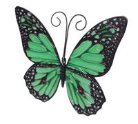 TOYANDONA Attaccapanni a Farfalla in Ferro Battuto Decorazioni Murali Per Camerette Farfalle Muri Ornamenti Arredamento Filo Scultura Da Parete Farfalla Vivaio Rosa Green Ferro Da Stiro