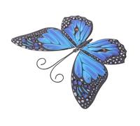 TOYANDONA attaccapanni a Farfalla in Ferro battuto Parete Farfalle sospeso Ornamenti Decorativo Arredamento Appeso al Muro Decorazione appesa al Muro Ciondolo Farfalla Ferro da Stiro Blue