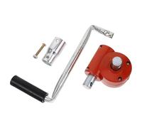 TOYANDONA Avvolgitore Manuale per Pellicola Serra Rullo in Metallo, Set 4 Pezzi per Giardinaggio Esterno, Dispositivo a Manovella per Avvolgimento Regolabile del Film Lato Cieco