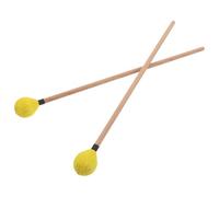 TOYANDONA Bacchette per Marimba Morbide Manico in Legno D’Acero Set da 1 Paio Avvolte in Filato per Percussioni Bacchette per Xilofono Adatte a Musicisti Intermedi e Prove D’Ensemble