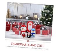 TOYANDONA Bambole Matrioska Russe in Legno Tema Natale Giocattoli Sovrapponibili Sicuri per Decorazioni Natalizie Artigianali