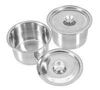 TOYANDONA Barattolo Per Condimenti In Acciaio Inossidabile Contenitori Per Alimenti Con Coperchio Contenitore Per Spezie E Condimenti Contenitori Per Alimenti Con Coperchio Contenitore