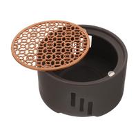 TOYANDONA Base Riscaldante in Ceramica per Teiera con Porta Tealight e Supporto Metallo Scalda Tè per Casa Ufficio e Sala da Tè Protezione Tavolo e Design Facile da Pulire Regalo