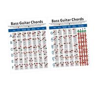 TOYANDONA Basso Elettrico Corde Tabella Accordi Per Basso Corde Diagramma Dimensione Piccola