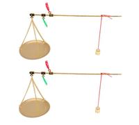 TOYANDONA Bilancia Portatile Design Vintage Classico in Rame da 100 Grammi per Erbe Medicinali e Ingredienti da Cucina per Negozi di Erboristeria e Uso Versatile