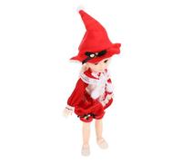 TOYANDONA Bjd Doll Vivid Jointed Girl With Clothes Shoes Hat Shoulder Bag Christmas Outfit Safe Material For Parent Child Play And Imaginative Fun