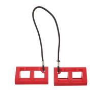 TOYANDONA Blocco Cilindro sterzo fuoribordo, per stoccaggio Rosso PP | Dispositivo di centraggio motore, di ritenuta per rimorchio, accessori per barche, pontone, console centrale, clip a sgancio