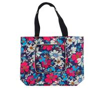 TOYANDONA Borsa della Spesa Pieghevole in Oxford Scomparti Organizzatori e Zip Colorata, Versatile e Capiente, Adatta a Viaggi e Uso Giornaliero