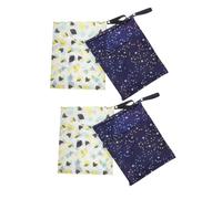 TOYANDONA Borsa Multiuso Asciutta E Bagnata Da 4 Pezzi Per Pannolini Per Bambini Da Viaggio Lavabile Da Bagno Passeggino Yoga Palestra Articoli Da Toeletta