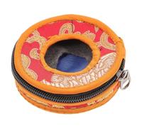 TOYANDONA Borsa per Custodia di Campane da Meditazione Ricami Fatti Mano e Design Adatto per Proteggere le Campane Tibetane Tingsha Colore Casuale