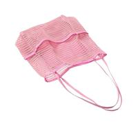 TOYANDONA Borsa Spiaggia Pieghevole in Rete con Tasche Multiple e Tasca Interna Leggera e Traspirante per Vacanze Piscina e Crociere Capacità per Donna e Famiglia