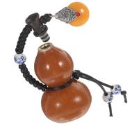 TOYANDONA Bottiglia di Zucca Vintage da 300 Ml in Cera D’api, Contenitore per Liquori Piccolo e Leggero Design Sospeso, Decorazione Appesa per Bar, Ristoranti e Casa