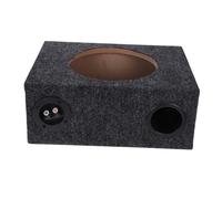 TOYANDONA Box Design Sottile per Subwoofer Legno Nero 10 Pollici e Struttura Robusta per Migliorare la Performance Sonora e Integrazione