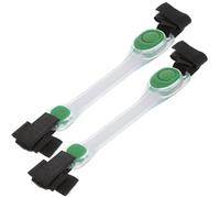 TOYANDONA Braccialetti LED Sportivi 2 Pezzi, Fasce da Braccio a LED Riflettenti per Corsa e Jogging Notturno, Leggeri e Flessibili Fibbia Sicura per attività Outdoor