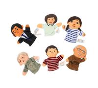 TOYANDONA Burattini Di Sicuri e Resistenti Di Sei Giocattoli Per Dita Marionette Interattive Per Ragazzo Ragazza Ragazza Che Si Indossano Facilmente