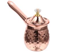 TOYANDONA Caffettiera Turca in Acciaio Inox 400Ml con Manico Ergonomico Antiscottatura Pentola Multifunzione per Latte Salse e Noodles per Uso Domestico e Cucina Quotidiana