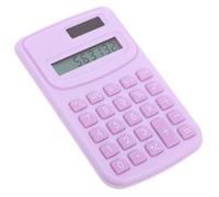 TOYANDONA Calcolatrice Funzioni Base Portatile in Plastico e Silicone di Addizione, Sottrazione, Moltiplicazione e Divisione Elementari per Scuola e Ufficio