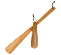 TOYANDONA Calzascarpe Manico lungo 40cm Protegge le Scarpe da Usura e Deformazione e 2 Pezzi in Legno Corto 16cm Beige per Uso Quotidiano