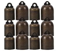 TOYANDONA Campanelli in Metallo Vintage da Appendere 20 Pezzi Set Campanacci Rustici in Ferro Battuto 26Mm e 32Mm per Decorazioni Natalizie Eventi Festivi e Giardino Esterno