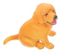 TOYANDONA Cane Labrador Simulato Piccolo Statua Decorativa Realistica per Casa Figura Animale per Arredo Interni e Giardino Regalo Adorabile per Ragazzi e Ragazze