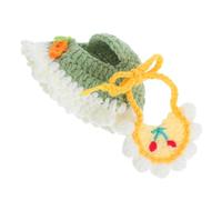 TOYANDONA Cappello e Bavetta per Costume per Cosplay Selfie e Feste Compatibile con Labubu Decorazione Fotografica Creativa