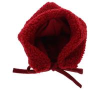 TOYANDONA Cappello lei Feng Spesso in Pile Berber Rosso per Donna | Copre Orecchie e Testa, Antivento e Contro Freddo, Stile Classico, per Viaggi Quotidiani