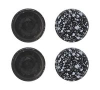 TOYANDONA Cappucci Antiscivolo per Pedale Chitarra Elettrica 4 Pezzi 23 Mm Copri Pulsanti per Effetti Assorbimento Urti e Protezione Pedaliera per Musicisti Suono Pulito Palco e