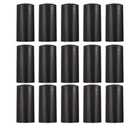 Toyandona - Capsule termoretraibili in PVC, 100 pezzi, per bottiglie di vino, per cantine, casa, colore: nero