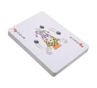 TOYANDONA Carte da Extra Large per Poker e Feste da Tavolo Resistente in Patinata per Giochi Gruppo e Divertimento Party