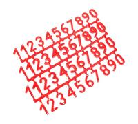 TOYANDONA Cartelli Numerati per Alveari in Plastica 3 Pezzi Resistenti alle Intemperie per Apicoltura All’aperto, Numeri Flessibili per Marcatura Arnie, Strumenti per Gestione Efficiente