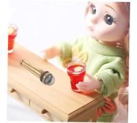 TOYANDONA Casa delle Accessorio Musicale Realistico in Materiale Durevole Microfono per Scenari Tematici e Feste Cosplay