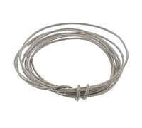 TOYANDONA Cavo Chitarra Filo Singolo Conduttore in Rame Stagnato Argento per Cablaggi Lunghi e Isolamento della Chitarra