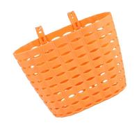 TOYANDONA Cestino Anteriore per Plastica Arancione Resistente e Durevole Cestino per Bicicletta e Scooter con Superficie Liscia per Uso Esterno e Conservazione