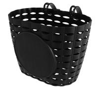 TOYANDONA Cestino per Bici Staccabile in Plastica Nera con Cinghia Rinforzata Accessorio Pratico e Resistente per Bici Ragazzi e Ragazze