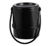 TOYANDONA Cestino Porta Ombrelli per Auto in Plastica Nero, Multifunzione e Facile da Pulire, come Bidone per Rifiuti e Contenitore da Sedile Posteriore in Auto