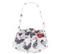 TOYANDONA Cesto per Raccolta Uova in Tela Resistente 7 Tasche Portauova, Organizer per Uova Fresche da Fattoria e Giardino, Borsa Pratica per Raccolta Esterna e Uso Domestico